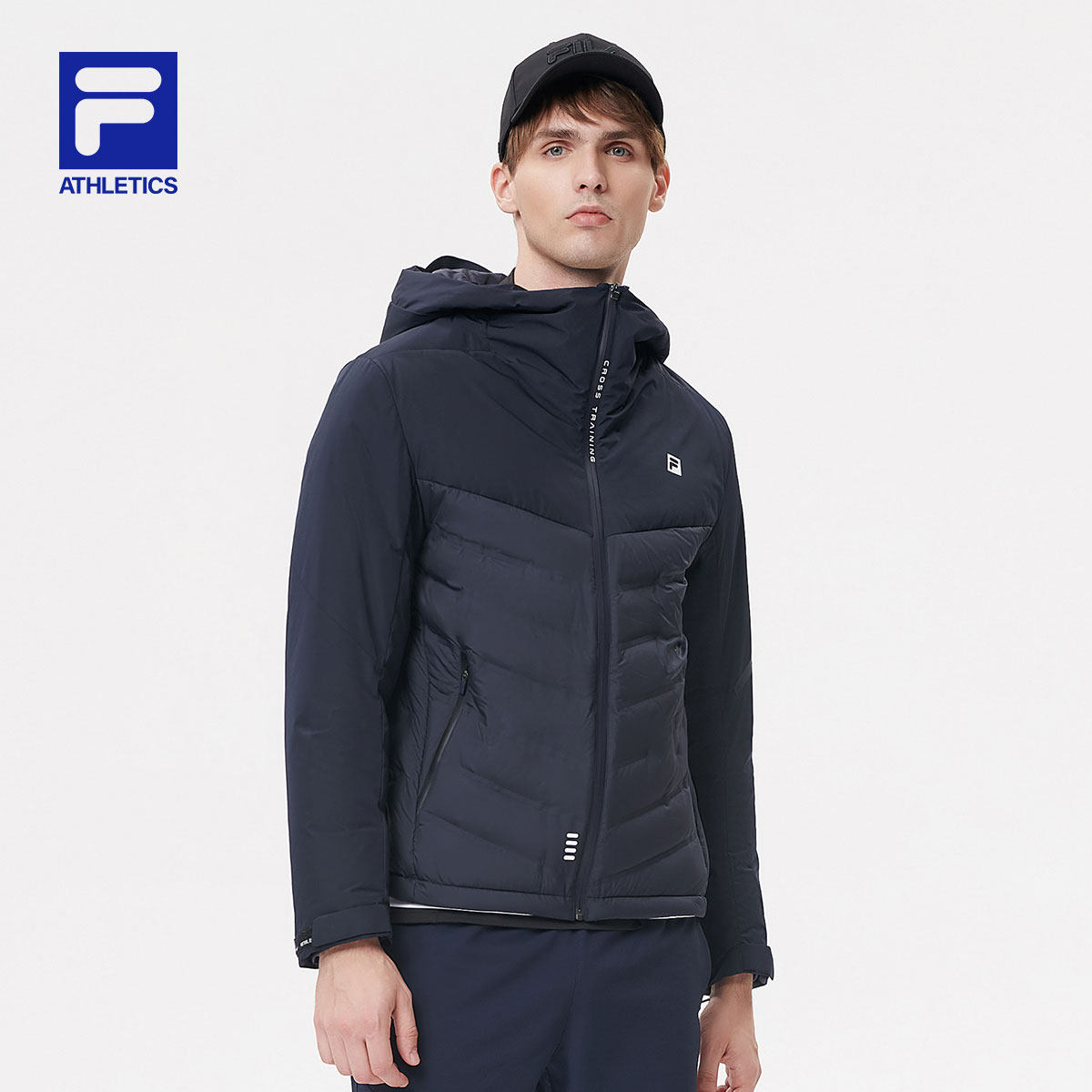 filaathletics斐乐官方男子羽绒服2021冬季新款时尚运动羽绒服