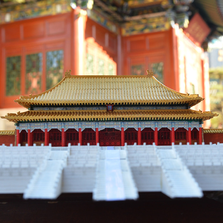 故宫太和模型中国古建筑北京明清紫禁皇城木质建筑