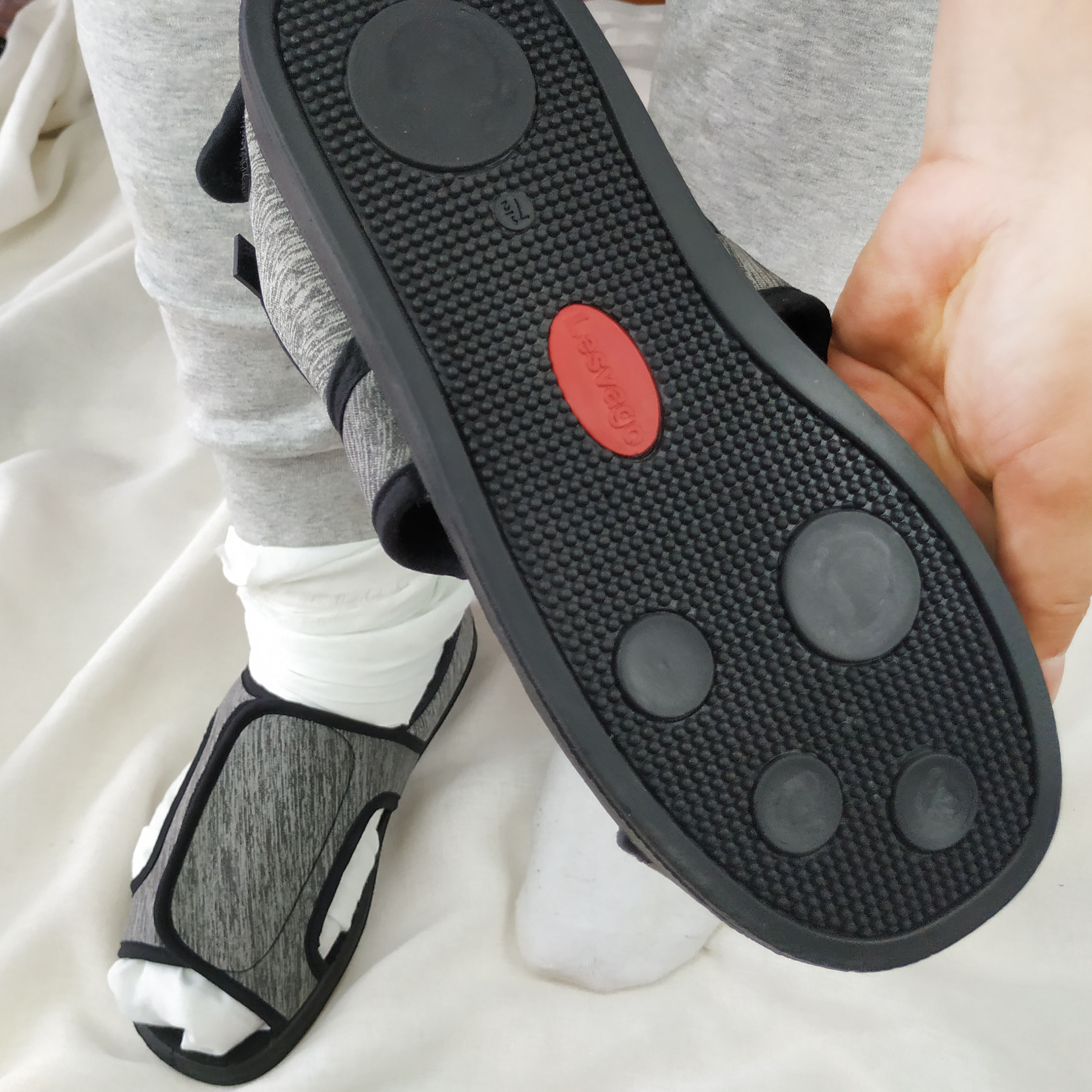 夏季老人糖尿病鞋加肥宽大脚骨鞋拇指外翻变形单鞋