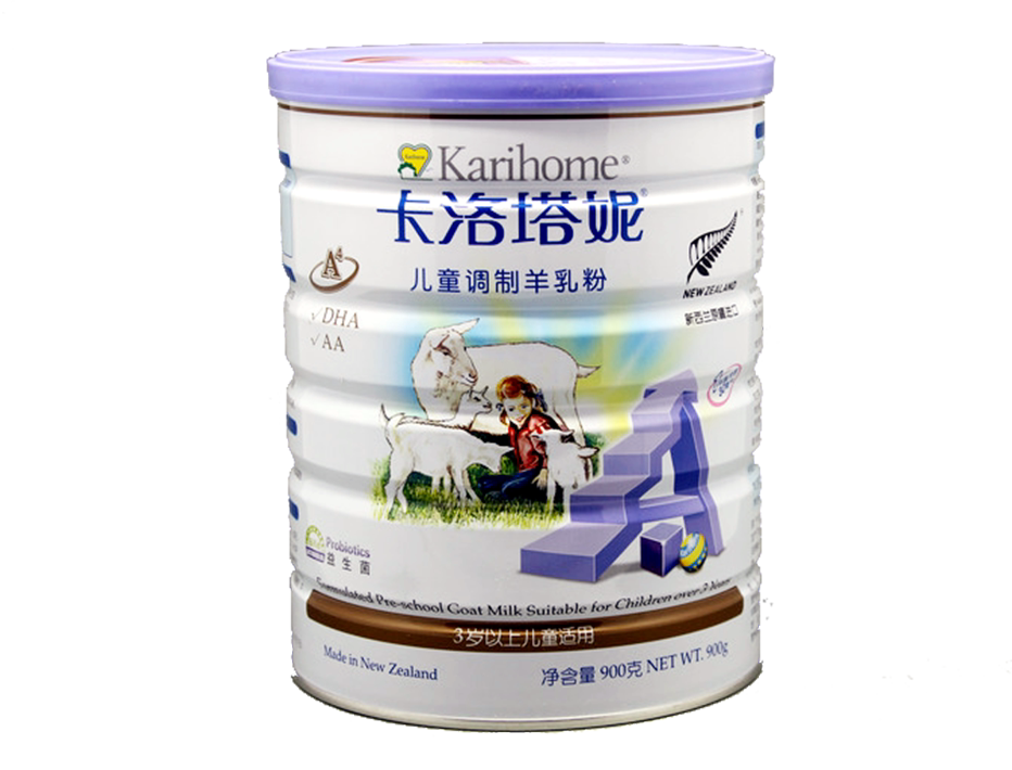 奶粉卡洛塔妮羊儿童调制乳粉4段婴幼儿900g新西兰婴幼儿羊奶粉