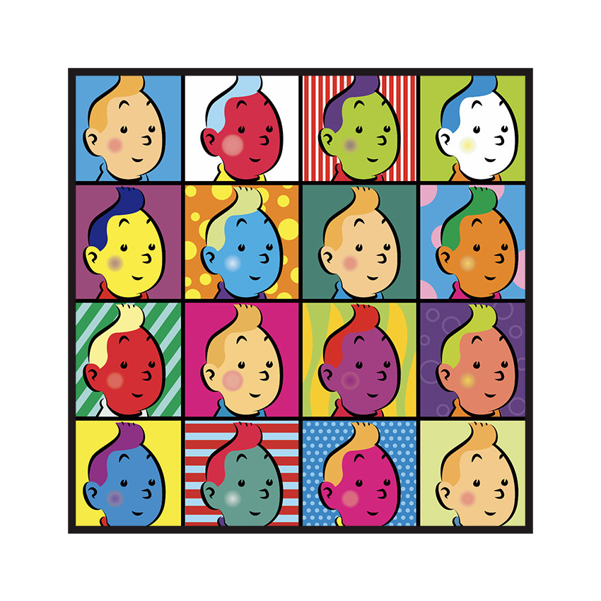 丁丁tintinpopart波普艺术简约家居店面礼品现代装饰画