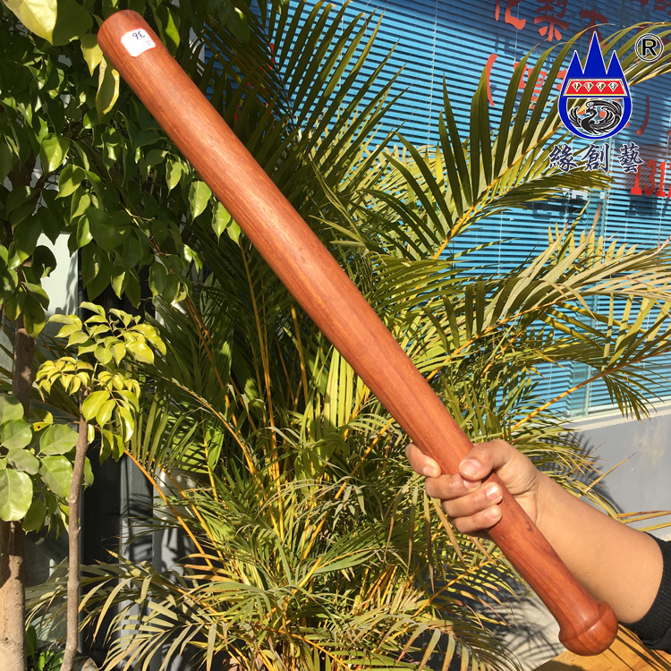 缘创艺红木棒球棍大紫檀一物一图实木防身木棒居家木雕
