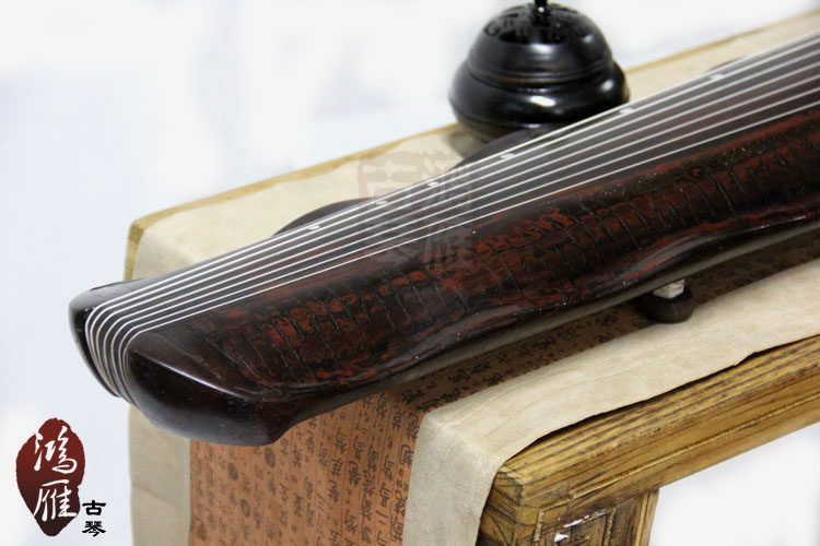 鸿雁精品演奏蕉叶琴断纹蕉叶收藏古琴手工老料古琴
