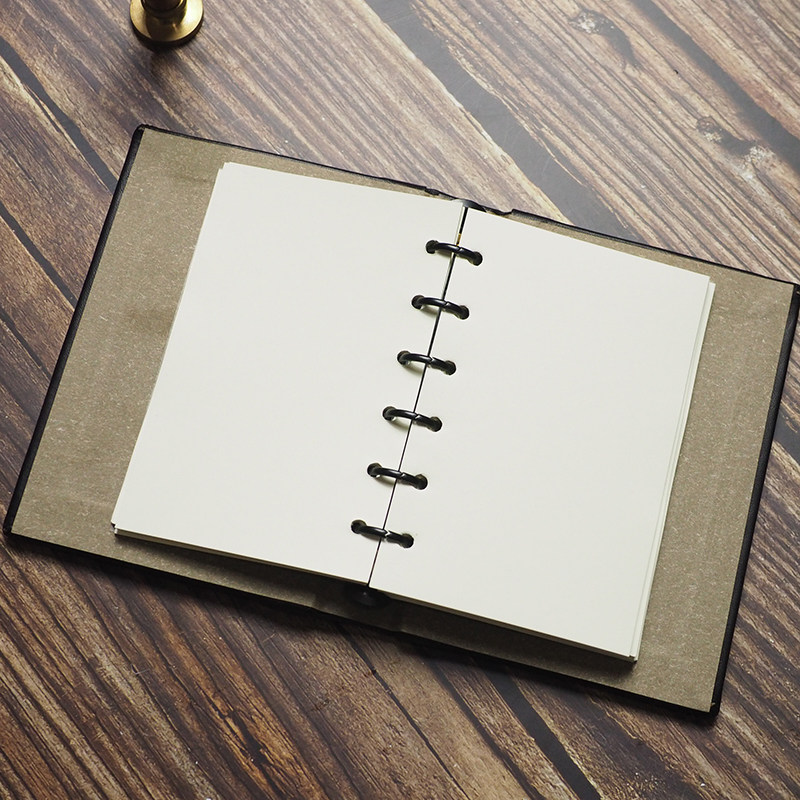 克苏鲁旧神之印手工硬壳活页暗黑中世纪死灵之书定制文具笔记本子