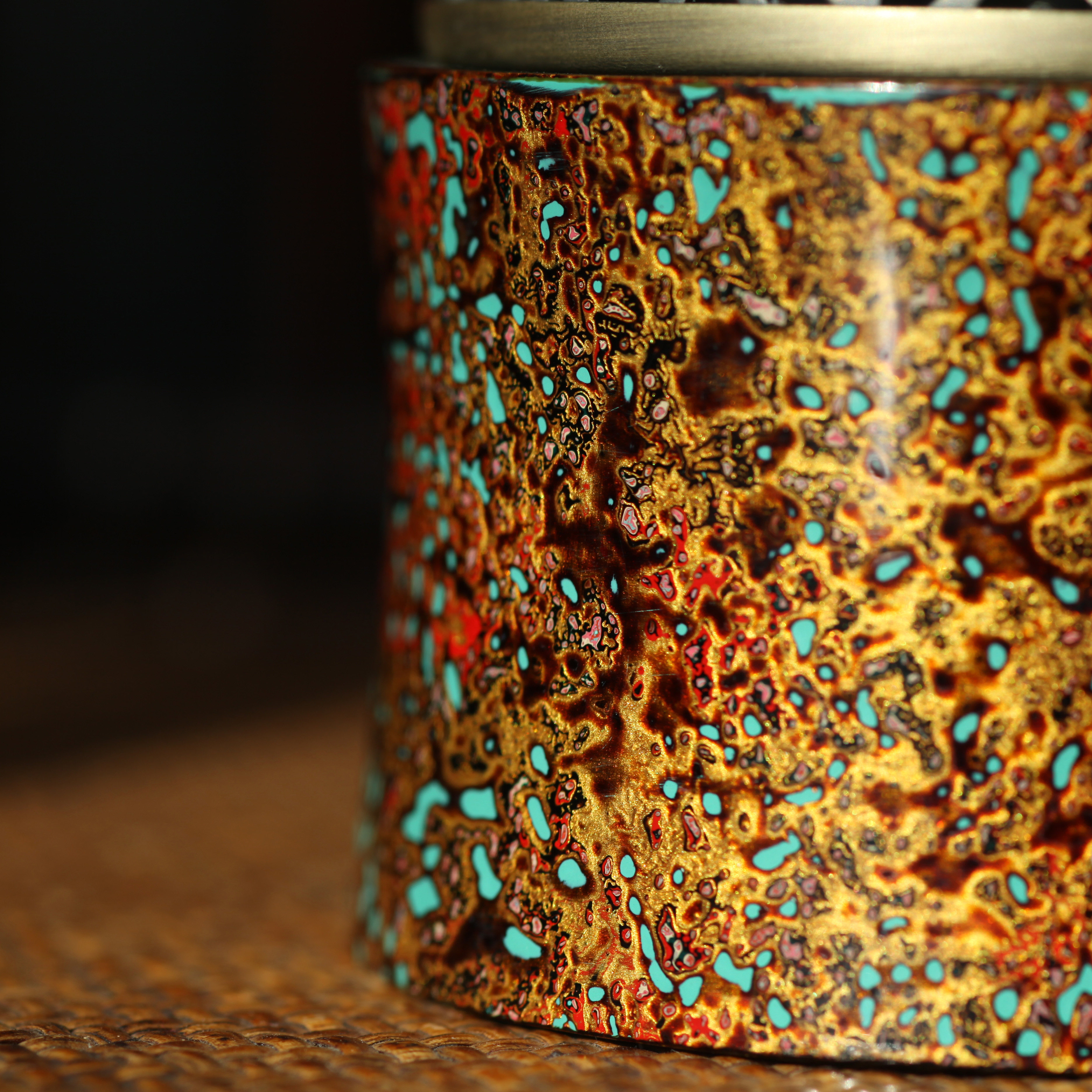 香炉那莲唐物大漆敦煌漆器手工制木胎香薰炉