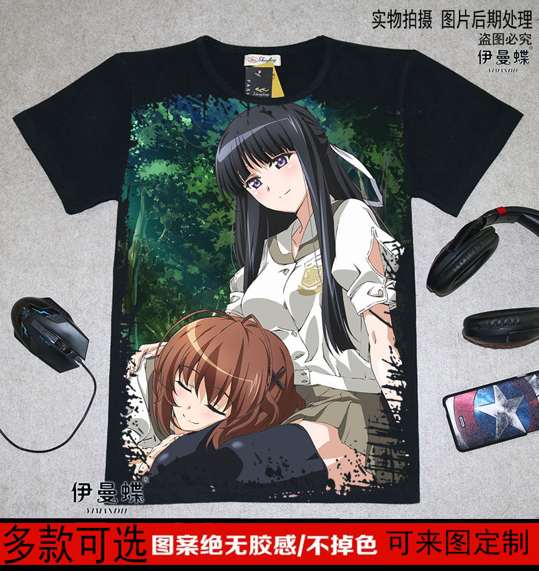 缘之短袖春日日野穹妹衣服男女女装动漫周边服装动漫t恤