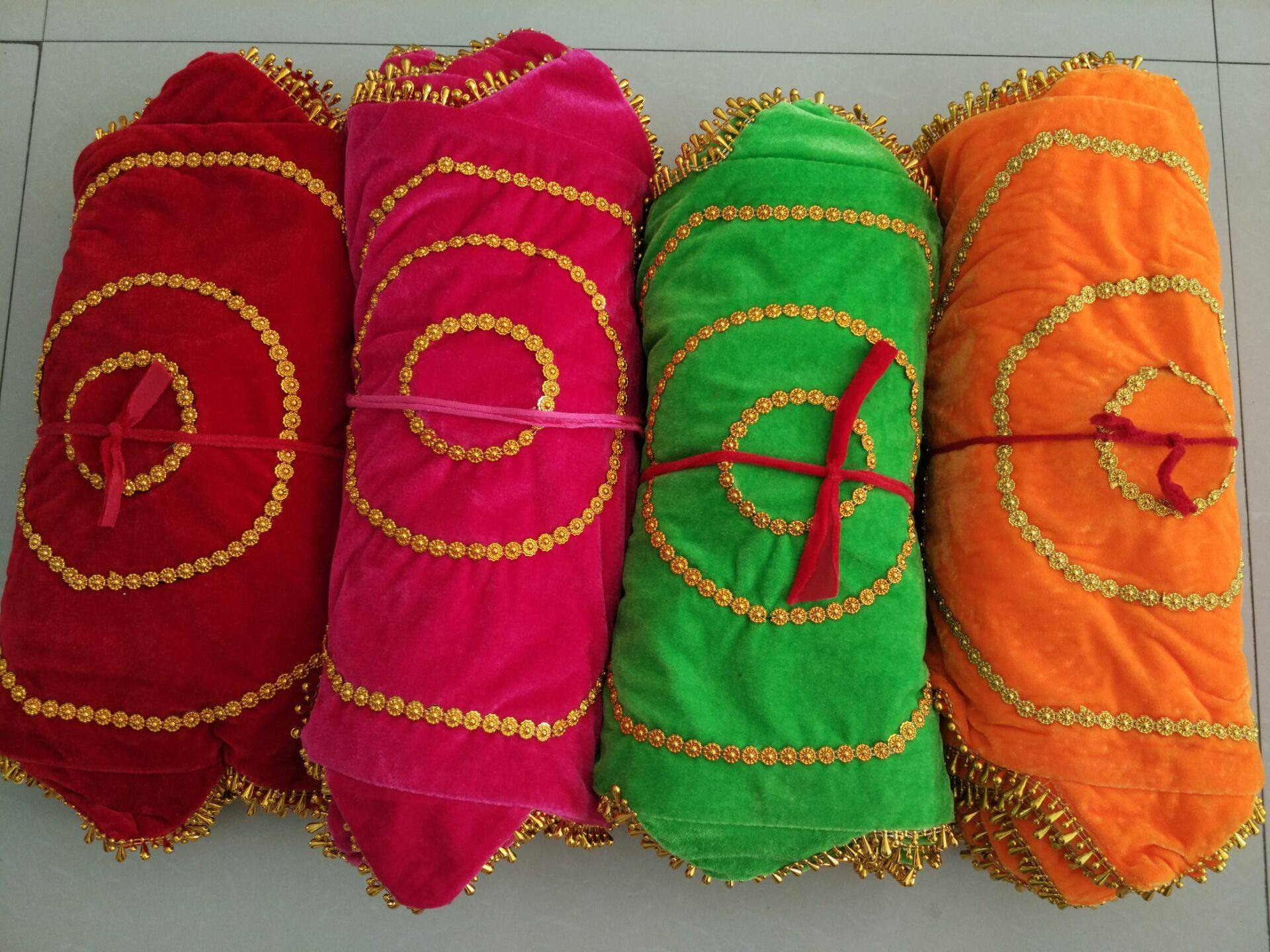 东北秧歌手绢花加厚大号广场舞大八角转巾考级专用二人转舞蹈手绢