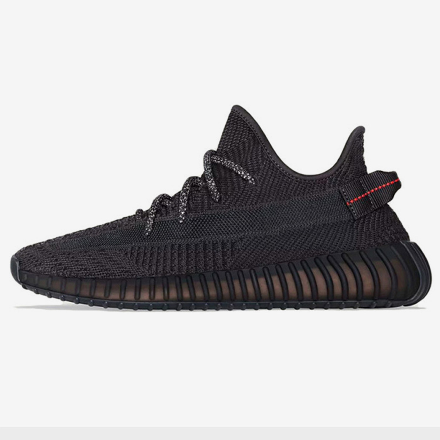 adidas阿迪达斯正品yeezy350v2男女镂空黑天使跑步fu9006跑步鞋