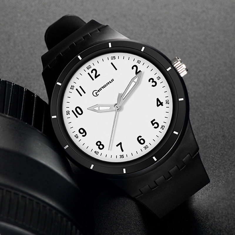 学生手表男中学潮流韩版男孩初高中小学生电子表青少年防水石英表