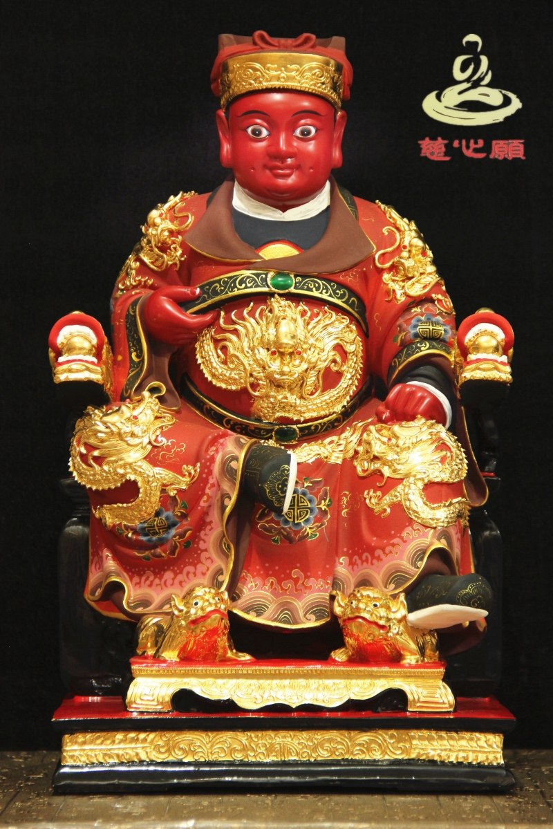 香樟木雕彩绘十三太保佛像泽尊王郭圣王公保安木雕