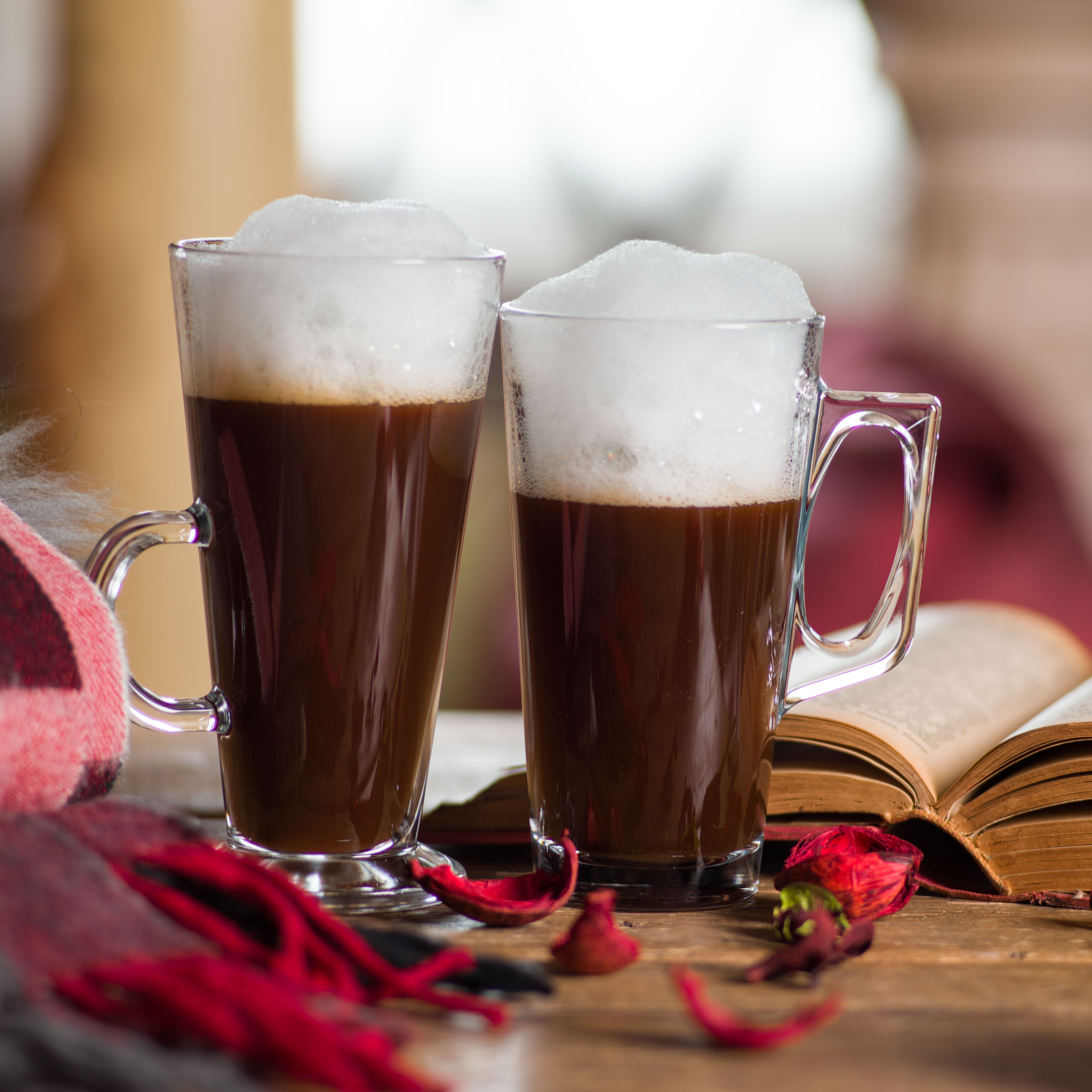 ins网红餐厅意式浓缩卡布奇诺咖啡杯拿铁特饮杯冰卡玻璃杯