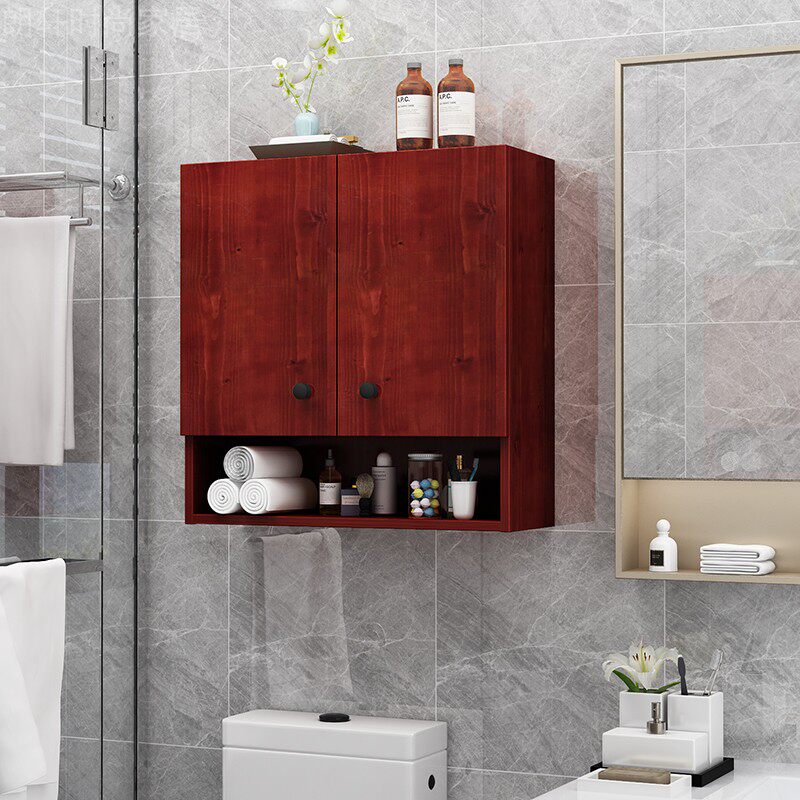 马桶卫生间柜储物柜收纳浴室边柜挂墙置物架厕所浴室边柜