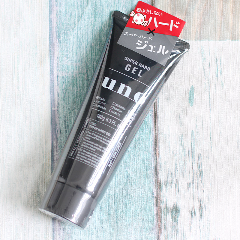 日本原装uno吾诺发胶强力定型蓬松啫喱膏发胶180g自然无香料