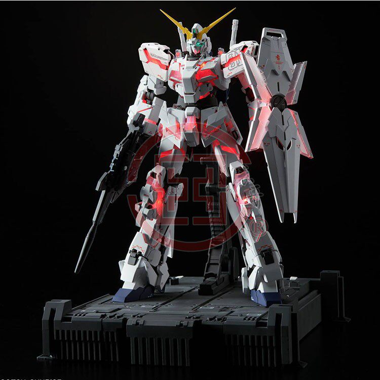 现货日本万代pb限定mgex独角兽ver.ka灯组初回高达模型专区