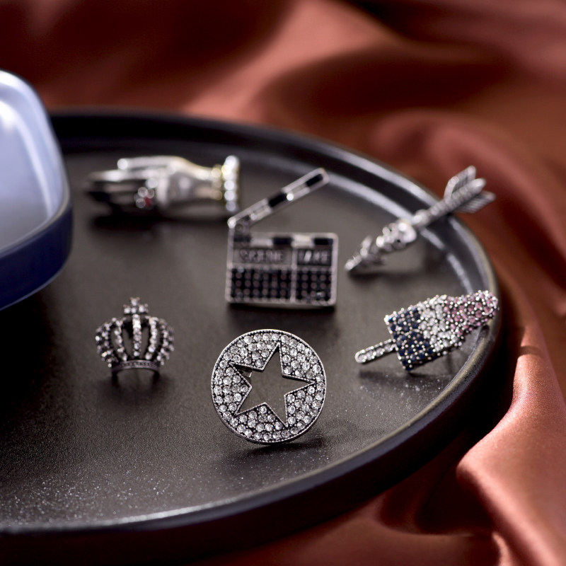 时尚复古欧美金属胸针秋冬大衣配饰别针开衫胸针