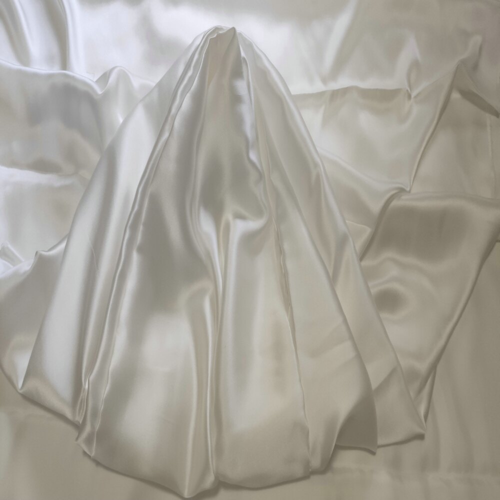 西北蚕桑基地真丝面料特价桑蚕茧丝纯色丝绸素绉丝绸布料