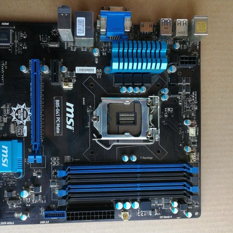 主板msi微星b85g41pcmateb851150针atx集显主板