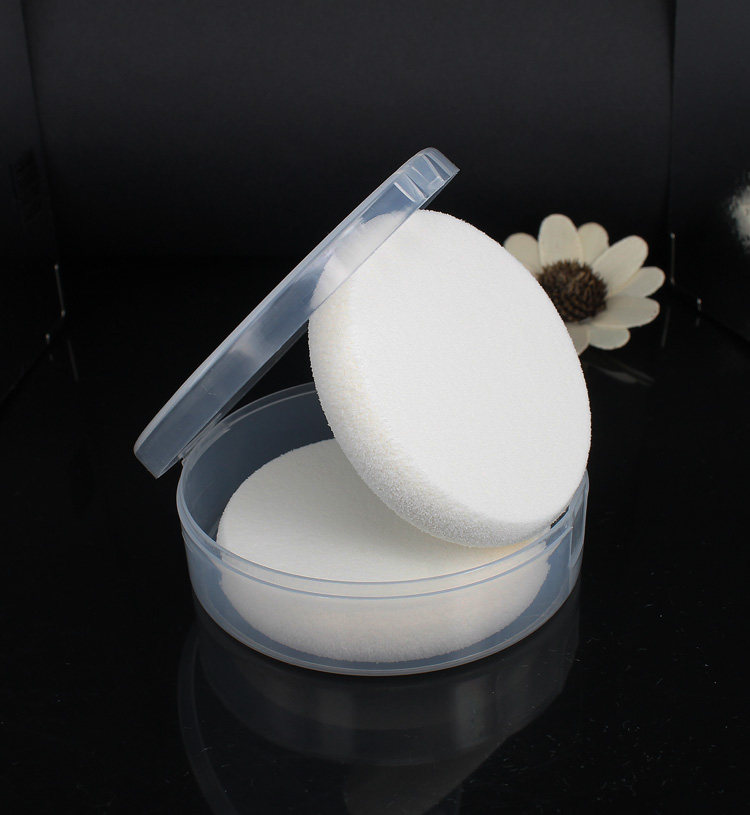 带盒粉扑 湿粉扑化妆棉bb粉底散粉扑海绵扑 影楼专用方便携带旅行