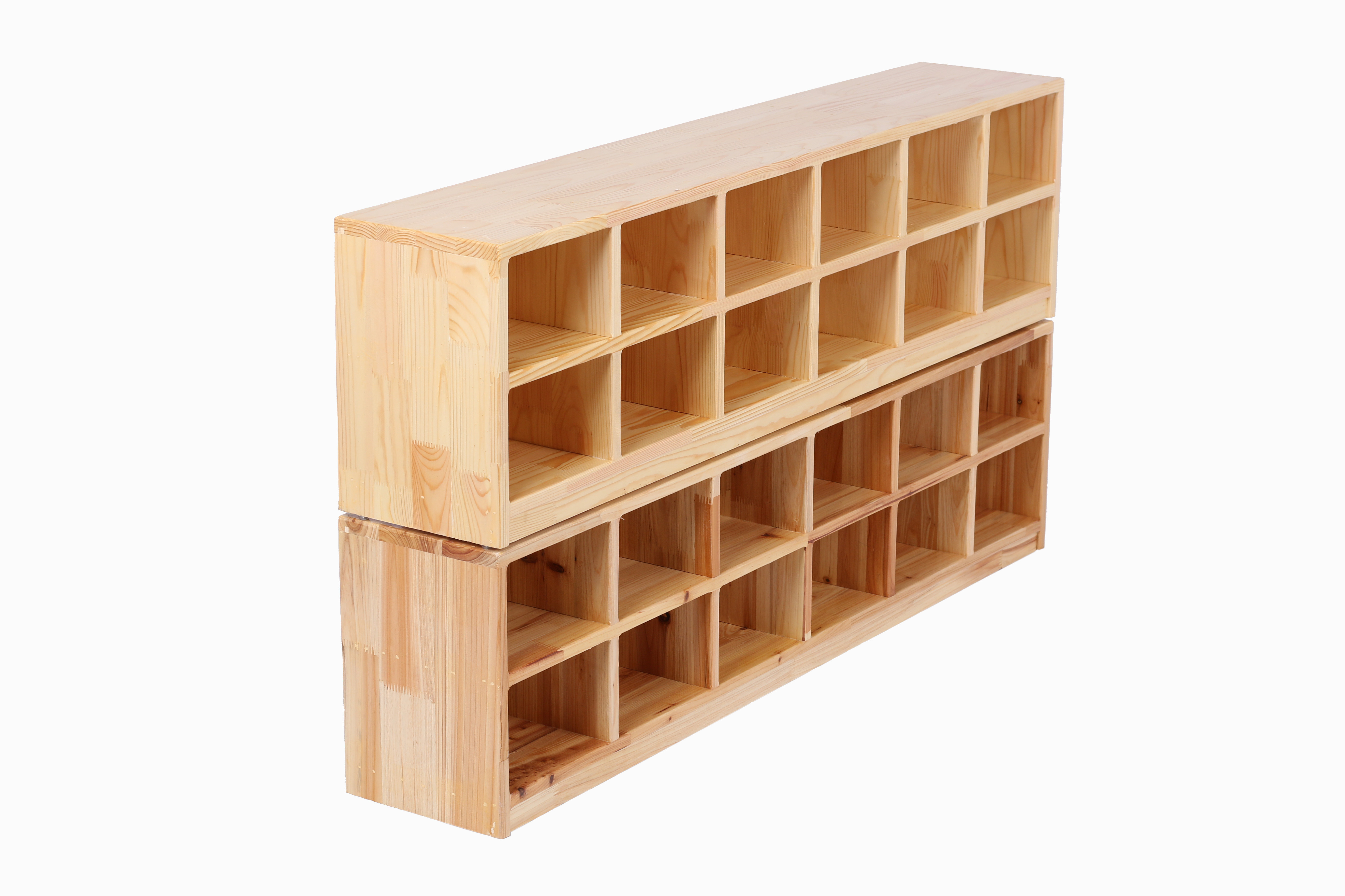 木制鞋架鞋柜幼儿园蒙氏早教原木儿童防火板儿童储物架