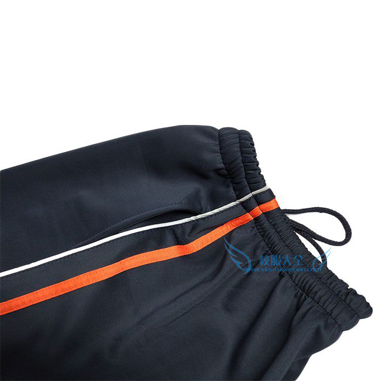 夏季反光校服中性细条超薄宽松男女休闲运动校服