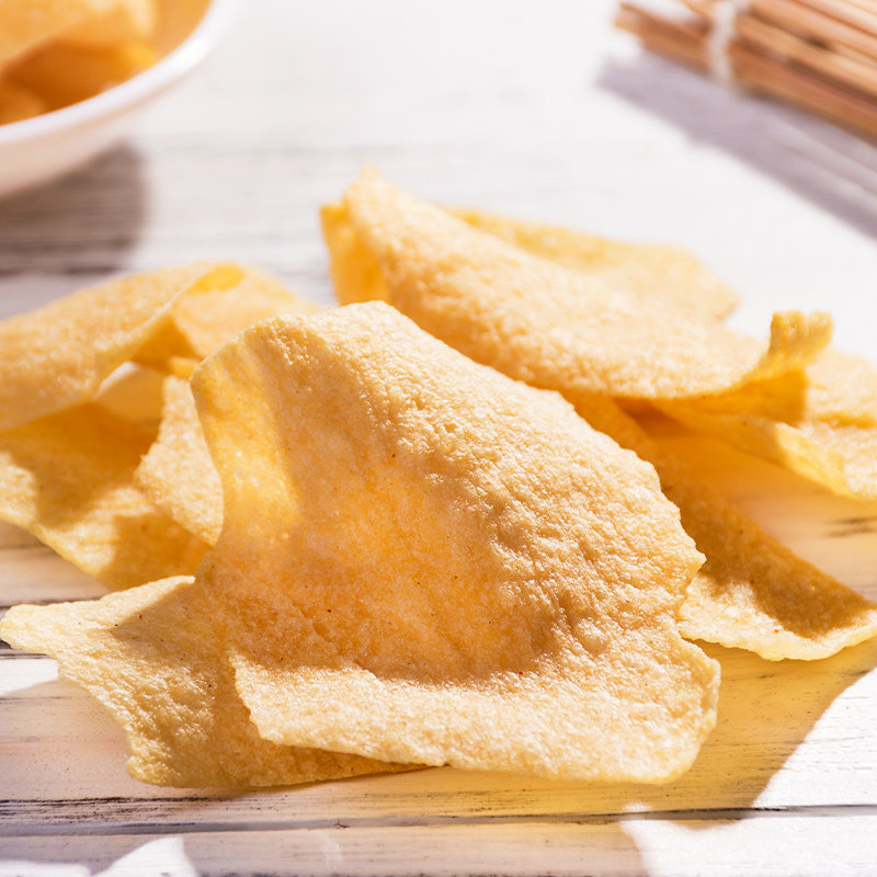 嘀嗒猫山药脆片休闲零食网红小吃薯片山药薄片膨化食品60gx4袋