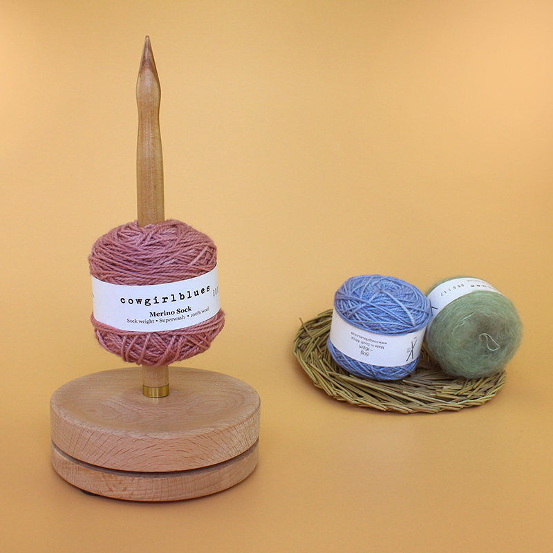 knitpro进口桦木纱线分配器手工diy编织辅助工具毛线球理线器