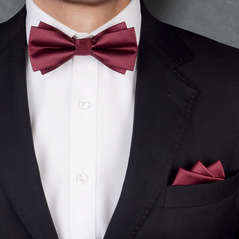 领结潮男男士韩版蝴蝶结婚礼伴郎团体黑色结婚领结