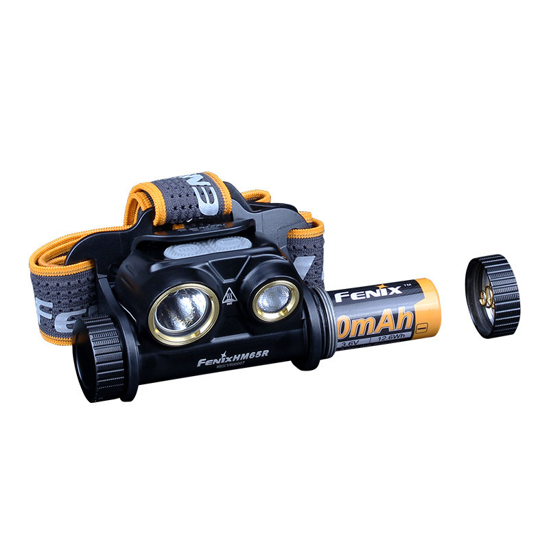 头灯fenix菲尼克斯hm65r强光高亮usb充电登山山夜头灯
