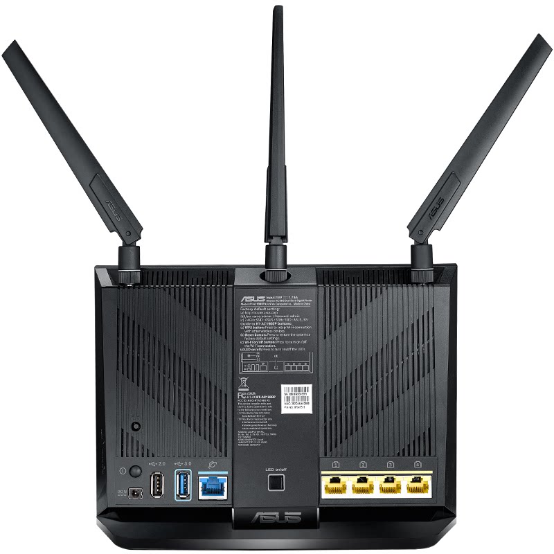 华硕rt-ac68u光纤双频无线ac1900m千兆路由器家用wifi穿墙梅林5g