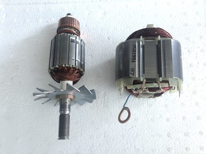 转子东成j1x-ff03-255锯铝机切割机配件原装定子线圈电机其它电动工具