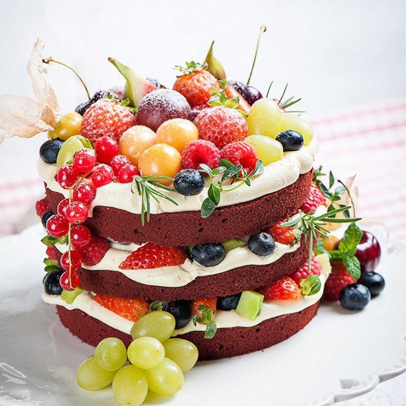 新鲜水果巧克力创意网红生日蛋糕沈阳西安天津济南新鲜蛋糕
