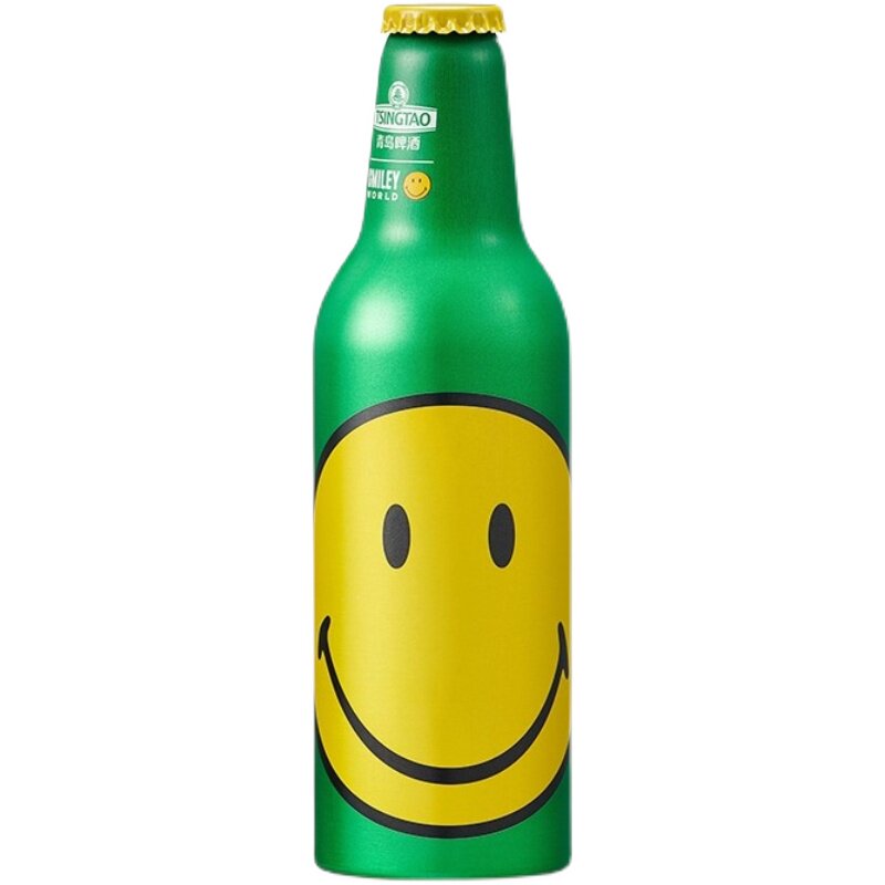 青岛啤酒纯生笑脸铝瓶355mlx2全新日期青岛发货全国啤酒