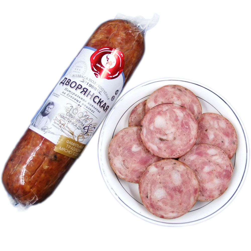 俄罗斯风味火腿肠瘦肉贵族即食香肠紫菜传统俄式香肠