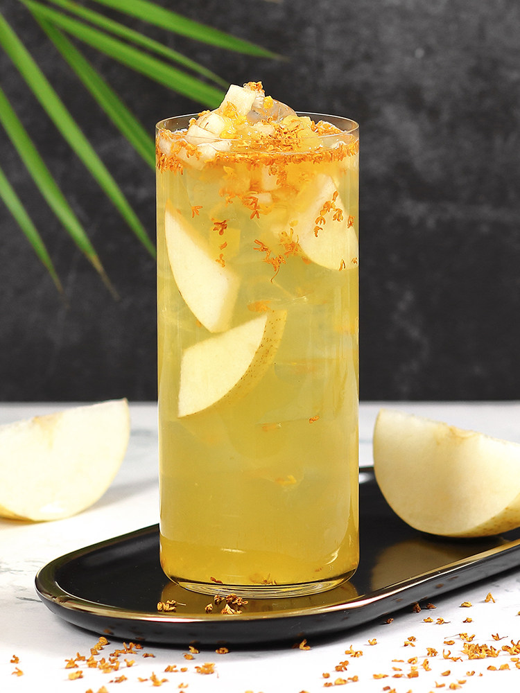 广禧蜂蜜冰糖雪梨茶酱1kg丰富果肉浓浆花果蜂蜜果味茶