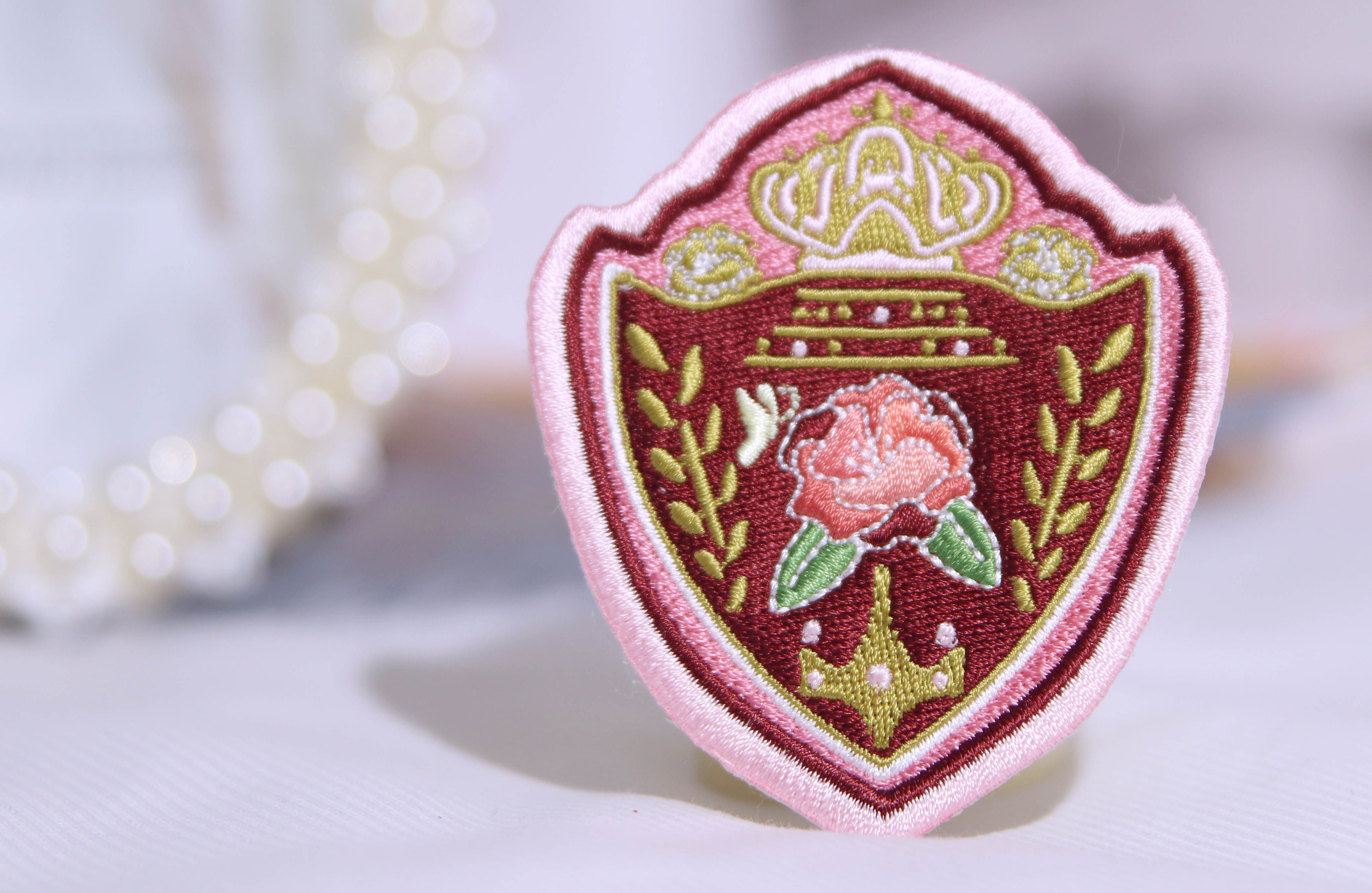 蔷薇誓约原创刺绣徽章现货无尽jk制服西服个性徽章