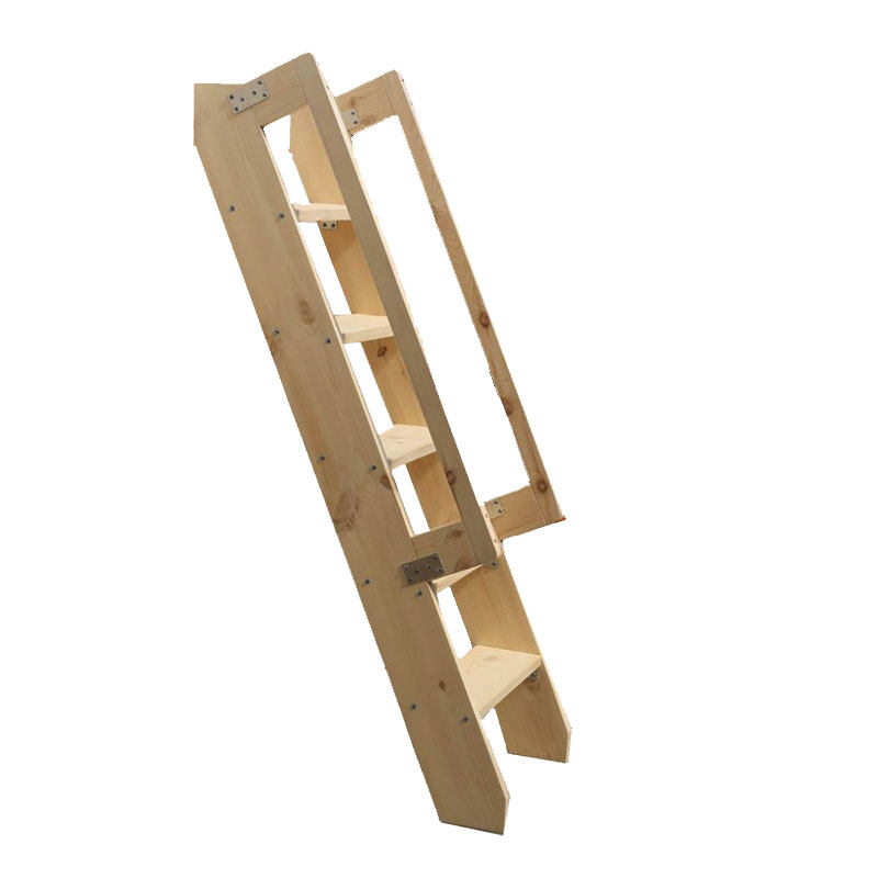 定做儿童爬梯下铺直梯加宽加厚实木阁楼loft家用梯