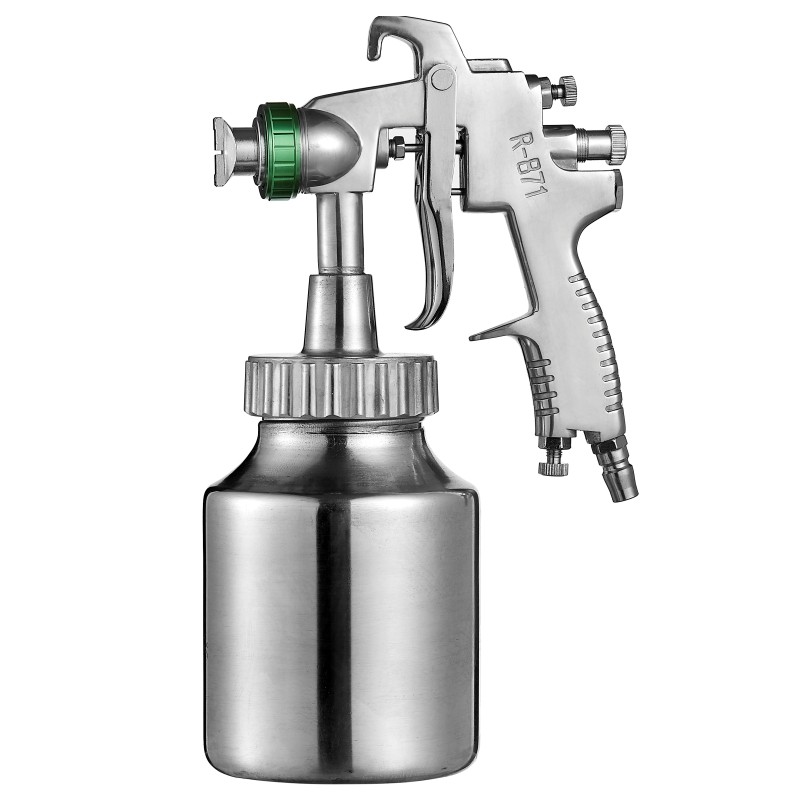喷漆w-871下壶多彩工具乳胶漆喷枪油漆喷壶涂料喷枪