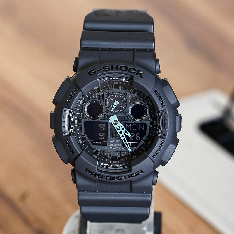 卡西欧手表g-shockga-100c-8a100c-1a3多功能防水防震日韩腕表