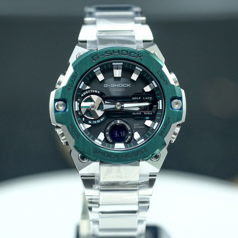 卡西欧g-shockgst-b400cd-1a3ad-1a4bd-1a2光能蓝牙男腕手表日韩腕表