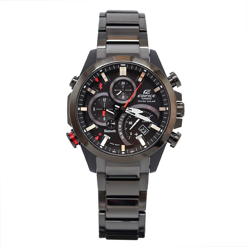 卡西欧手表edificeeqb-501ydcxydbxyd800br太阳能蓝牙男表日韩腕表