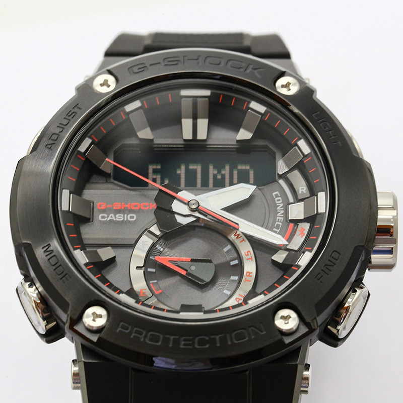 卡西欧手表g-shockgst-b200b-1ab200d太阳能蓝牙运动防水男表日韩腕表