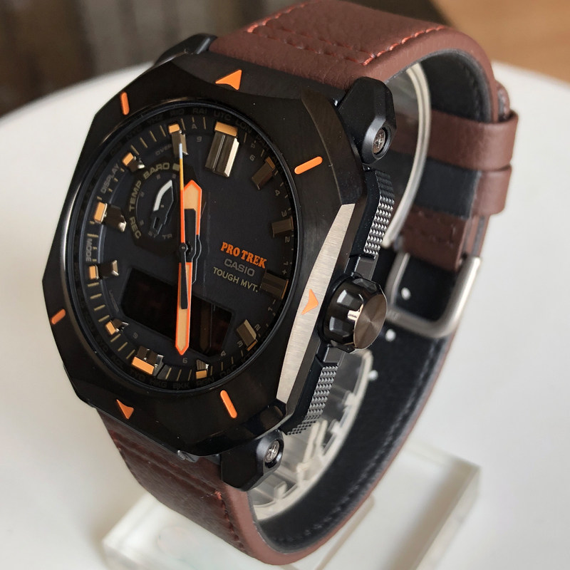 卡西欧prw6900yl5y16600yb3661161y1b光能电波登山手表日韩腕表