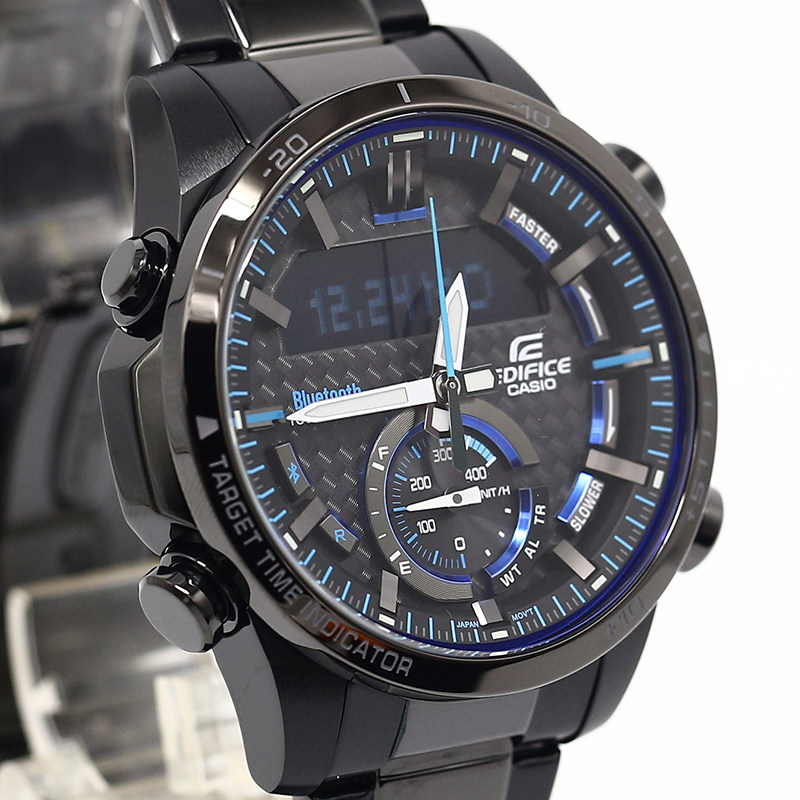 卡西欧手表edificeecb-800dcdbd-1a太阳能蓝牙日韩腕表