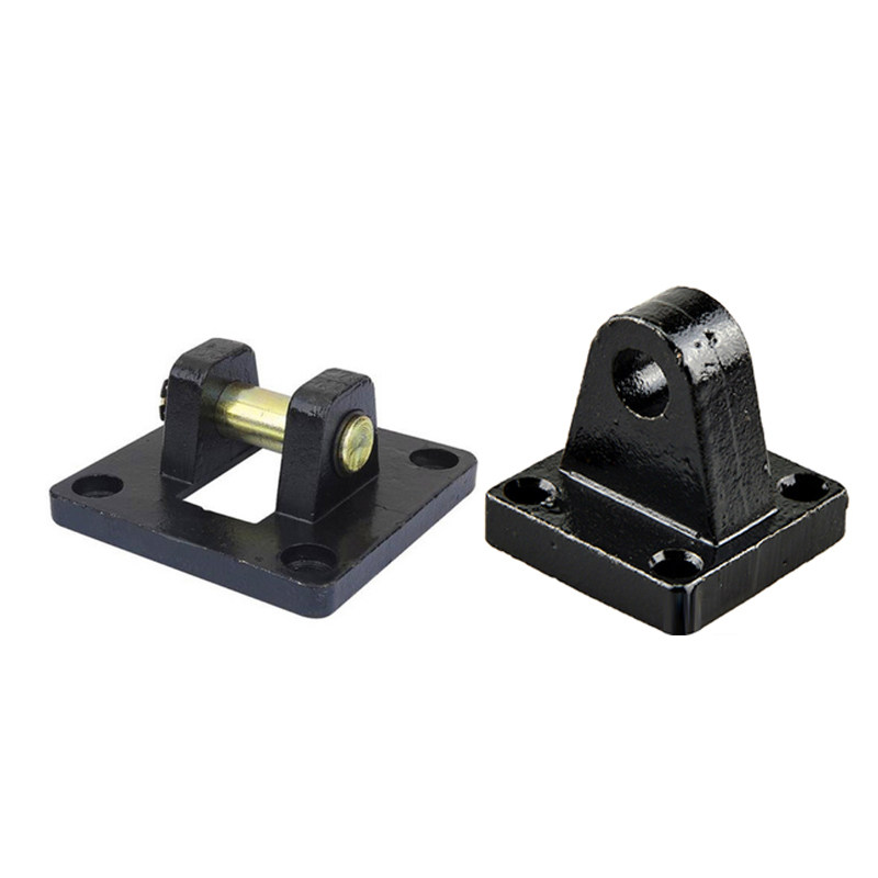 标准拉杆气缸sc附件配件固定连接底座单耳环气动元件