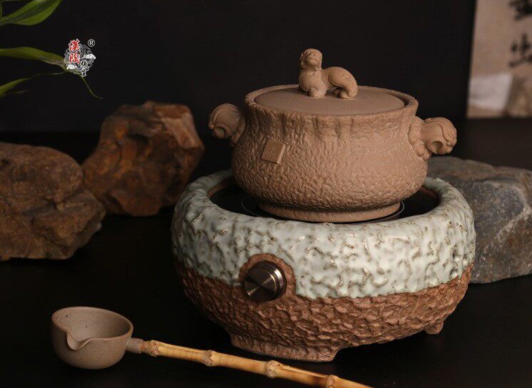 汉陶张生茶具风栩老坑矿养生煮茶器烧水水泡茶壶茶壶