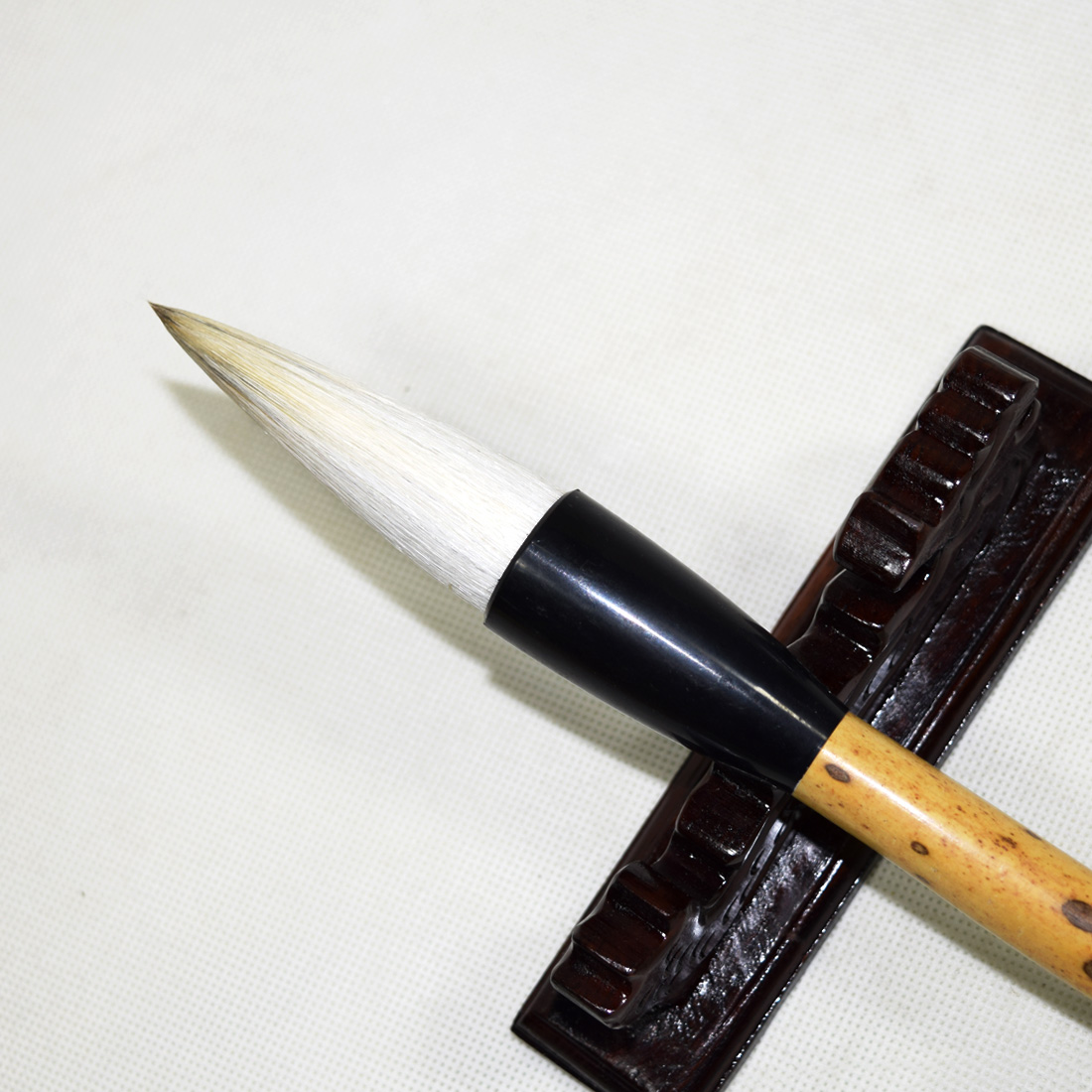 上海周虎臣毛笔沙孟海行楷正品湖笔羊兼毫大字文斗毛笔