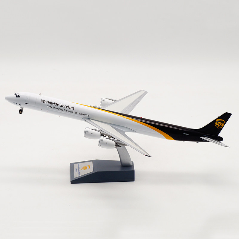 ups联合包裹 麦道dc-8-73f n812up aviation 1:200 飞机模型合金