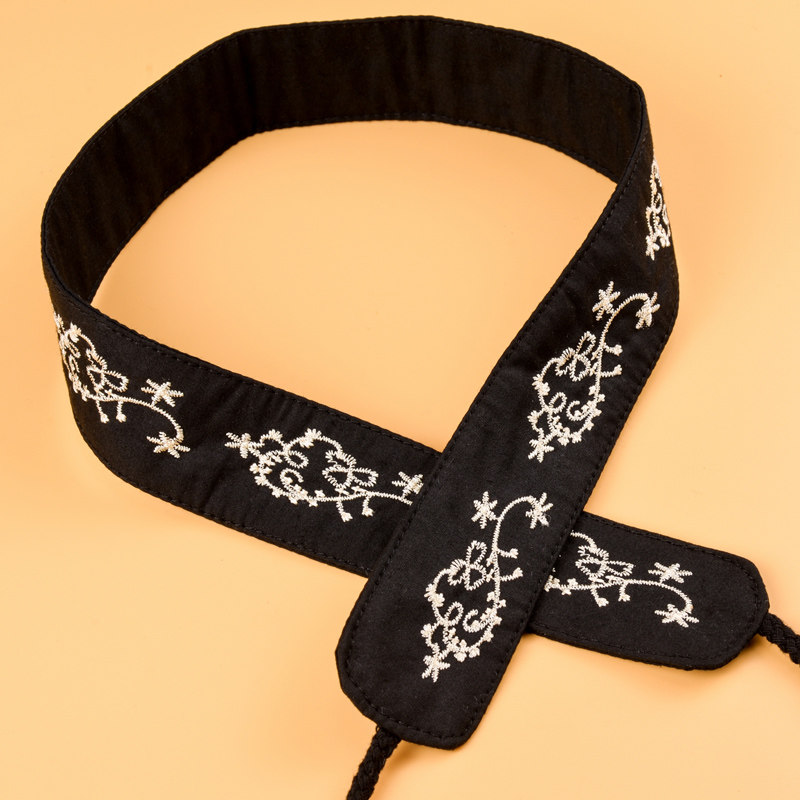 腰带装饰流苏打结裙子新品文艺宽腰布女士织布腰带