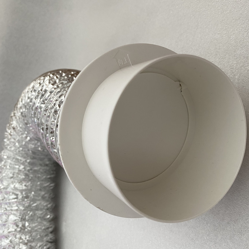 双层加厚铝箔排气管100mm酒店新风系统配件厨房室内新风系统