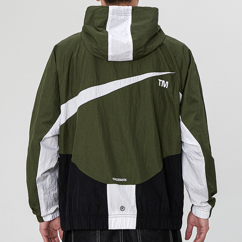 nike夹克男子大钩2021新款swoosh梭织连帽防风运动外套dd5968326